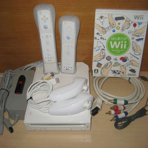 🌟Wii 套裝 韓版已改機 連 USB Wii Games《即買即玩》可玩中、日、美正版遊戲碟；型...