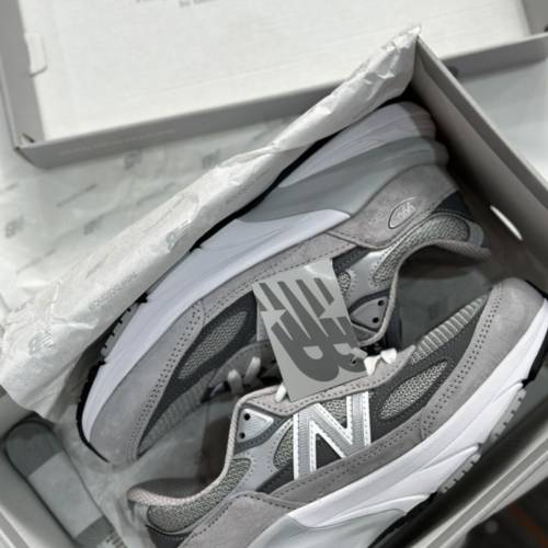 全新New Balance 990 V6 潮流復古 低幫休閒跑步鞋 男款 灰色