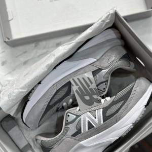 全新New Balance 990 V6 潮流復古 低幫休閒跑步鞋 男款 灰色