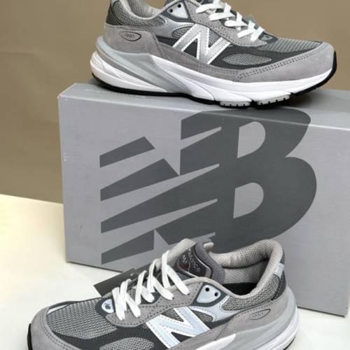 全新New Balance 990 V6 潮流復古 低幫休閒跑步鞋 男款 灰色