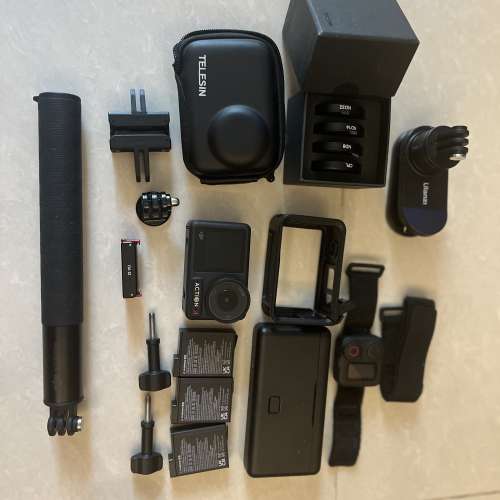 DJI Action 4 Adventure Combo + GPS Remote + 濾鏡
