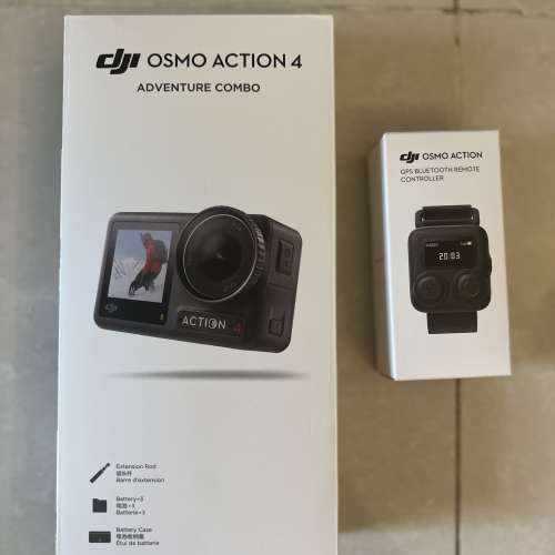 DJI Action 4 Adventure Combo + GPS Remote + 濾鏡