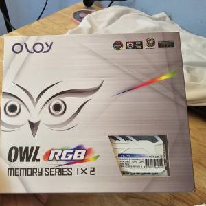 Oloy OWL RGB 2x32gb ram ddr4 3600mhz