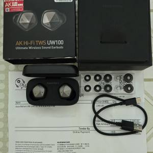 AK Hi-Fi TWS UW100 藍牙耳機