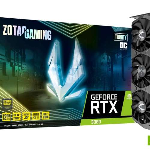 全新港行 ZOTAC GAMING GeForce RTX 3080 Trinity OC (12 GB)