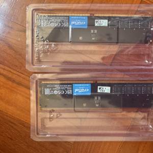 Crucial 64GB DDR5 桌上型電腦記憶體，4800MHz，UDIMM (兩條32GB)