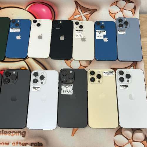 (荃灣實體店，超多高品質港行iphone機）Apple Iphone Xsm/11/13/13mini/13pro /14/...