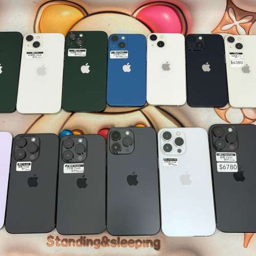 (荃灣實體店，超多高品質港行iphone機）Apple Iphone Xsm/11/13/13mini/13pro /14/...