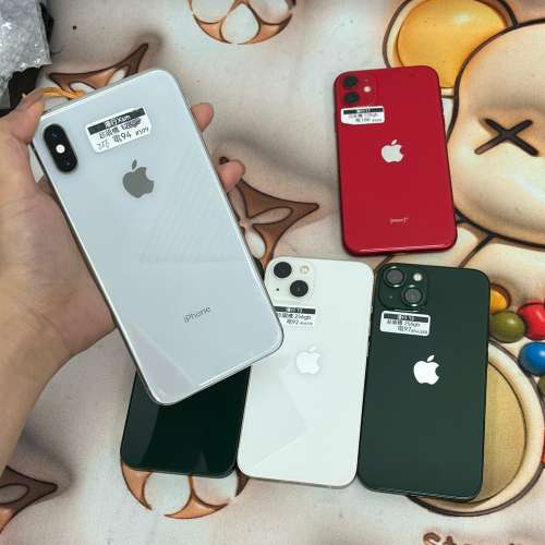 (荃灣實體店，超多高品質港行iphone機）Apple Iphone Xsm/11/13 🩵 外觀完美🤩  #電...