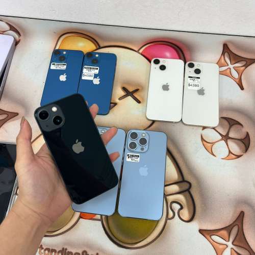 (荃灣實體店，超多高品質港行iphone機）Apple Iphone 13mini/13pro  🩵 外觀完美🤩