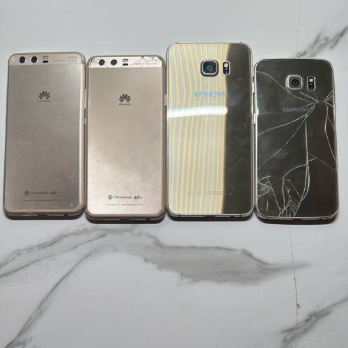 Samsung S6 & Huawei P10 手機破爛零件機出售