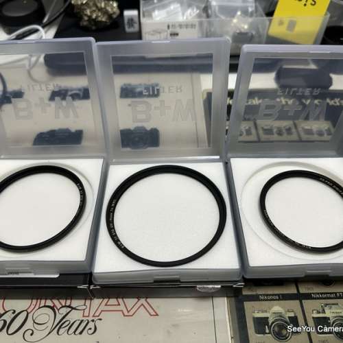 3 Pcs of B+W UV-Haze MRC Filter $900. Only