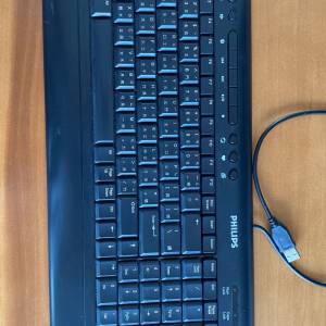 Philips keyboard 飛利浦 鍵盤 USB插頭