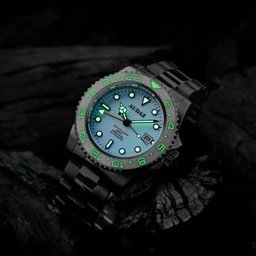 Audaz Sea Ranger GMT 自動機械錶 ADZ-3070-05 全夜光面 42mm