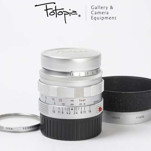 || Leica Summilux-M 50mm F1.4 - Silver / v2 / E43 with 12521G & E43 slim cut ||