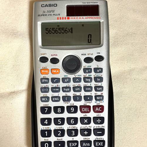 Casio Fx-50FH計數機