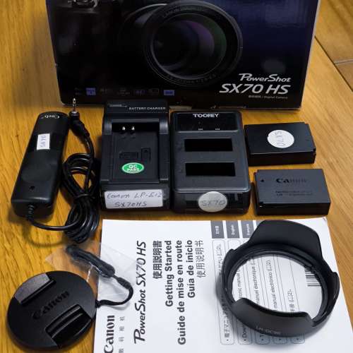 Canon PowerShot SX70HS (等效 21-1365mm) 4K
