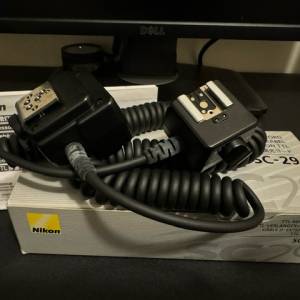 Olympus FL-CB05 熱靴閃燈連接線 / Nikon SC-29 Off-Camera AF TTL Cord 閃光燈遙...