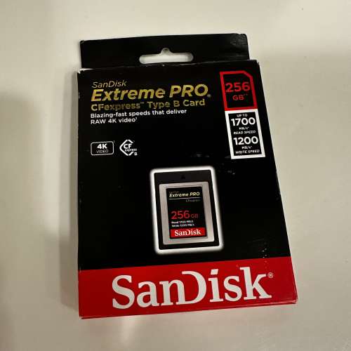 Sandisk Type B Card 256GB