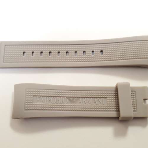 EA Emporio Armani Rubber Strap 22mm Khaki color new & original