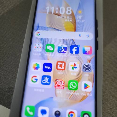 99%新HONOR 90 香港星鑽銀色行貨12＋512GB雙卡5g手機.