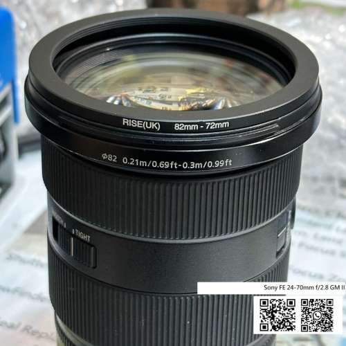 Repair Cost Checking For Sony FE 24-70mm f/2.8 GM II Lens Crash 抹鏡、光圈維修...