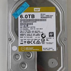 WD 6TB gold