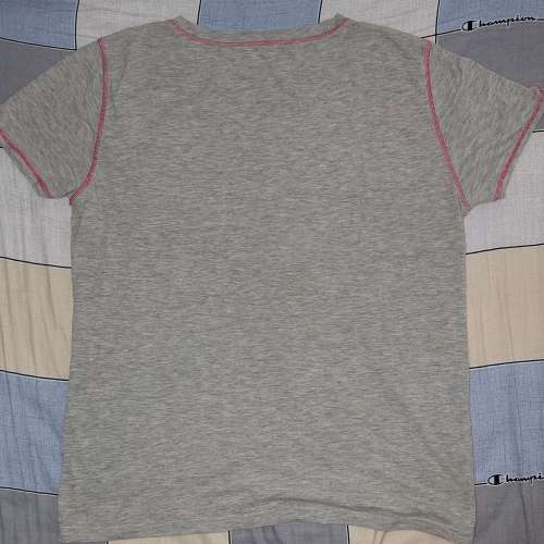 灰色 V領 T 卹 衫 M&eacute;lange Grey Color V Neck Top Tee Size Large 大碼