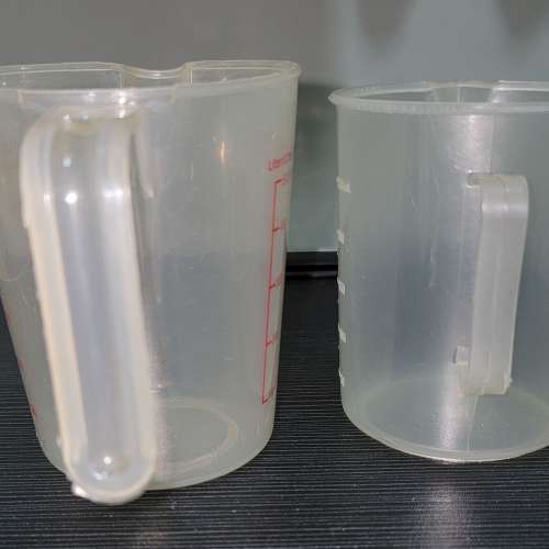 ***2件一套價 250 ml 500ml 毫升 塑膠 量杯 **2件一套價 有耳仔 烘焙用品 水樽 調教...