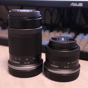 CANON RF-S 18-45mm & RF-S 55-210mm (RFS/R7/R10/R50/R100/APS-C)