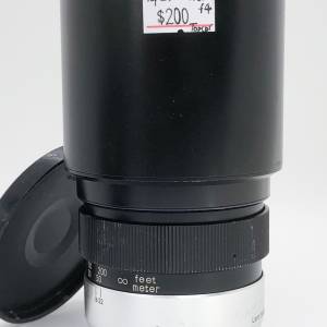 98% New Topcor 200mm F4手動鏡頭, 深水埗門市可購買