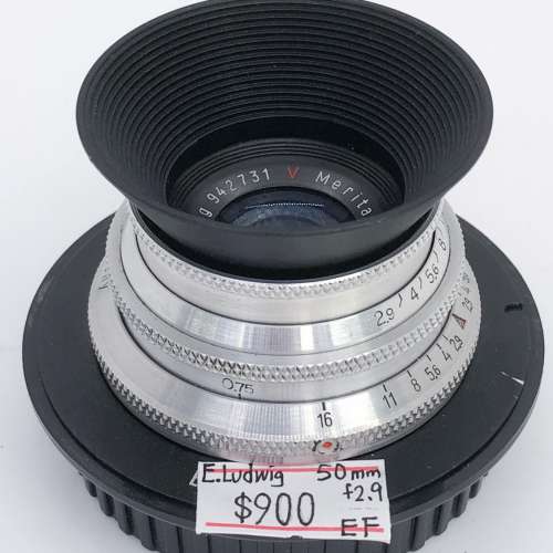 99% New E ludwig	50mm F2.9 手動鏡頭, 深水埗門市可購買