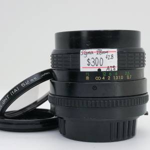 98% New Sigma 28mm F2.8手動鏡頭, 深水埗門市可購買