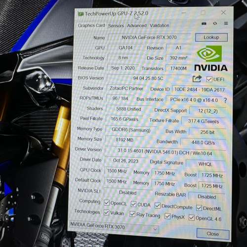 Zotac RTX 3070 twin egde