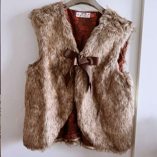 El Corte Ingles faux fur gilet