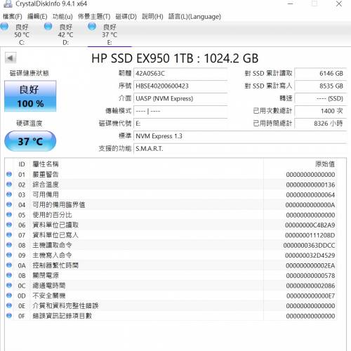 1TB Nvme SSD 三隻 Samsung 980 Pro , HP EX950 , Micron ( 不散賣 )
