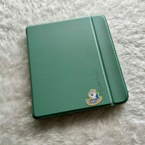 白色 樂天 Rakuten Kobo Libra Colour 7吋 電子書閱讀器 連 磁感應保護殼