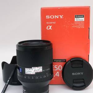 99% New Sony FE 50mm F1.4 ZA自動對焦鏡頭, 可於深水埗門市購買