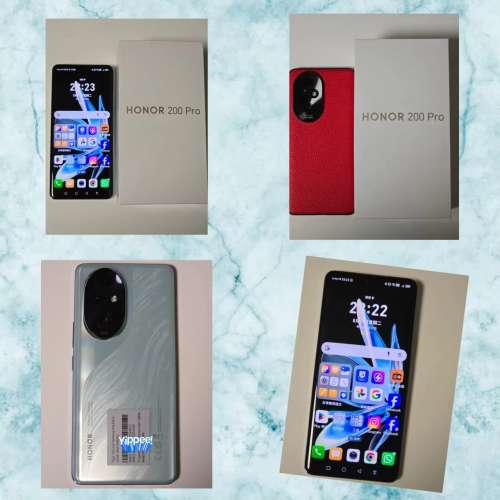 Honor 200 Pro 12+512 5G 港行  顏色: 天海青  有盒有單全套 有保   99 % NEW