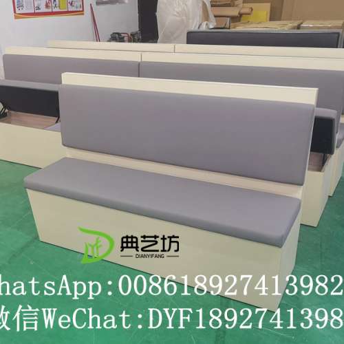 茶餐廳卡位梳化訂造，西餐廳阻燃卡位梳化，志達行防火皮梳化，訂做梳化櫈，訂造梳化...