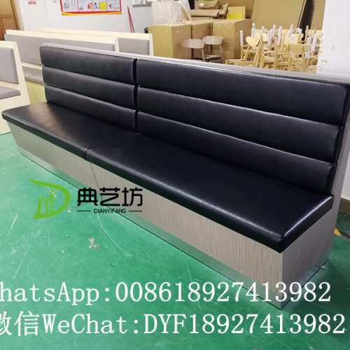 茶餐廳卡位梳化訂造，西餐廳阻燃卡位梳化，志達行防火皮梳化，訂做梳化櫈，訂造梳化...