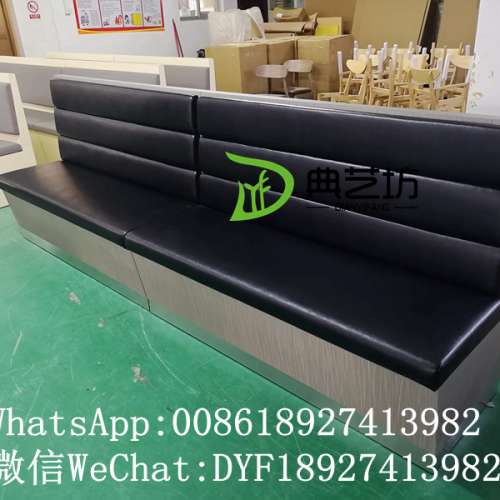 茶餐廳卡位梳化訂造，西餐廳阻燃卡位梳化，志達行防火皮梳化，訂做梳化櫈，訂造梳化...