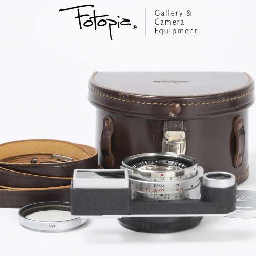 || Leica Summilux-M 35mm F1.4 - Silver / v1 / Steel Rim / M3 with case & E41 UVa
