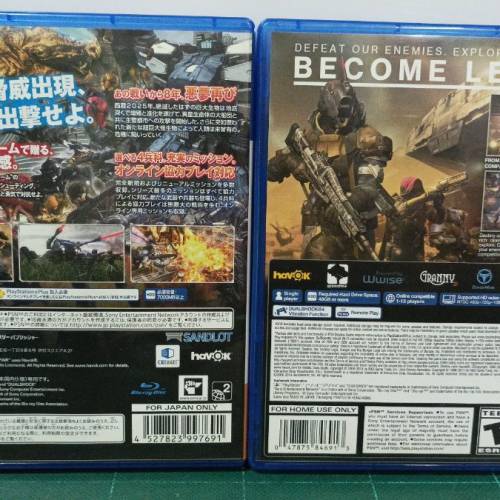 ps4 game 4 隻 全境封鎖
看門狗
地球防衛軍 4.1 destiny