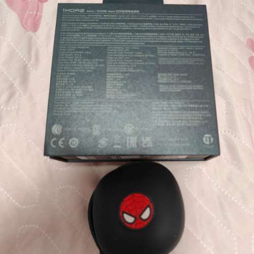 iMore Aero （周杰倫品牌)入耳式主動降噪耳機(極少用好新），送蜘蛛俠練扣充電盒保護...