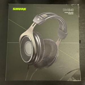 99.9%新 舒爾 Shure SRH1840 Professional Open Back Headphones 高級開放式耳機