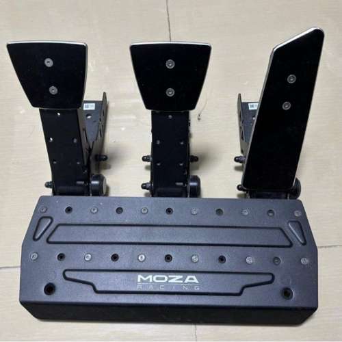 MOZA Racing R9 9nm直驅基座 + GS 方向盤 (Alcantara版) + Full set SRP Pedel ( 2...
