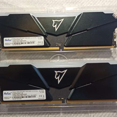 16GB 低延遲 RGB DDR4 XMP-3600 CL18-22-22