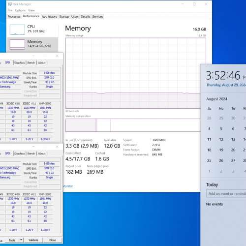 16GB 低延遲 RGB DDR4 XMP-3600 CL18-22-22