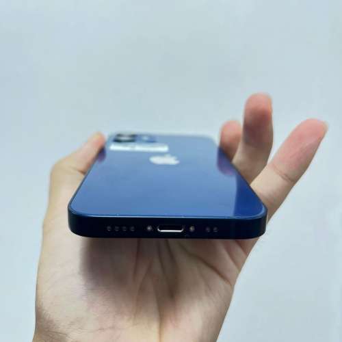 (荃灣實體店，超抵12mini😍)Apple Iphone 12 mini 藍 100電 128gb🔥